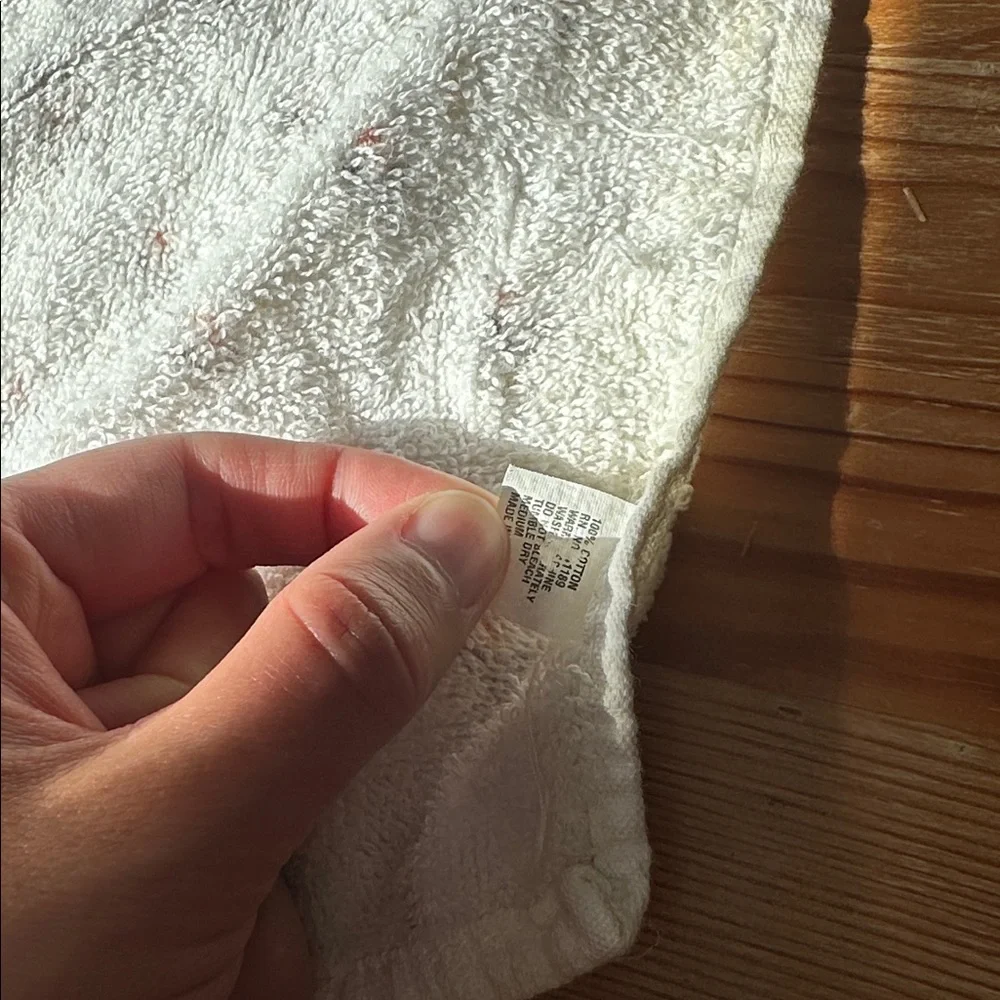 Vintage Baker Teddy Bear Hand Towel
